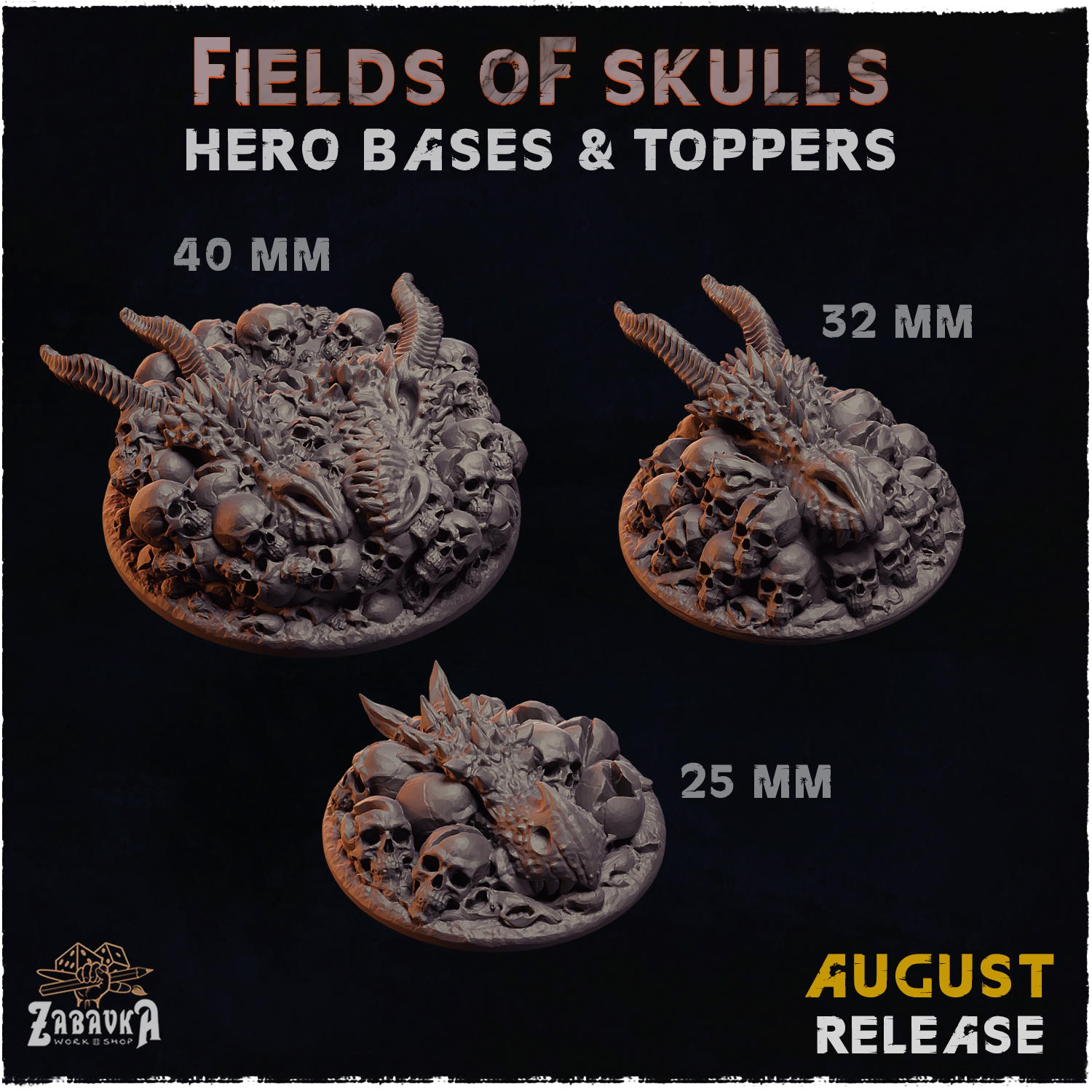 Hero Bases & Toppers - Fields of Skulls